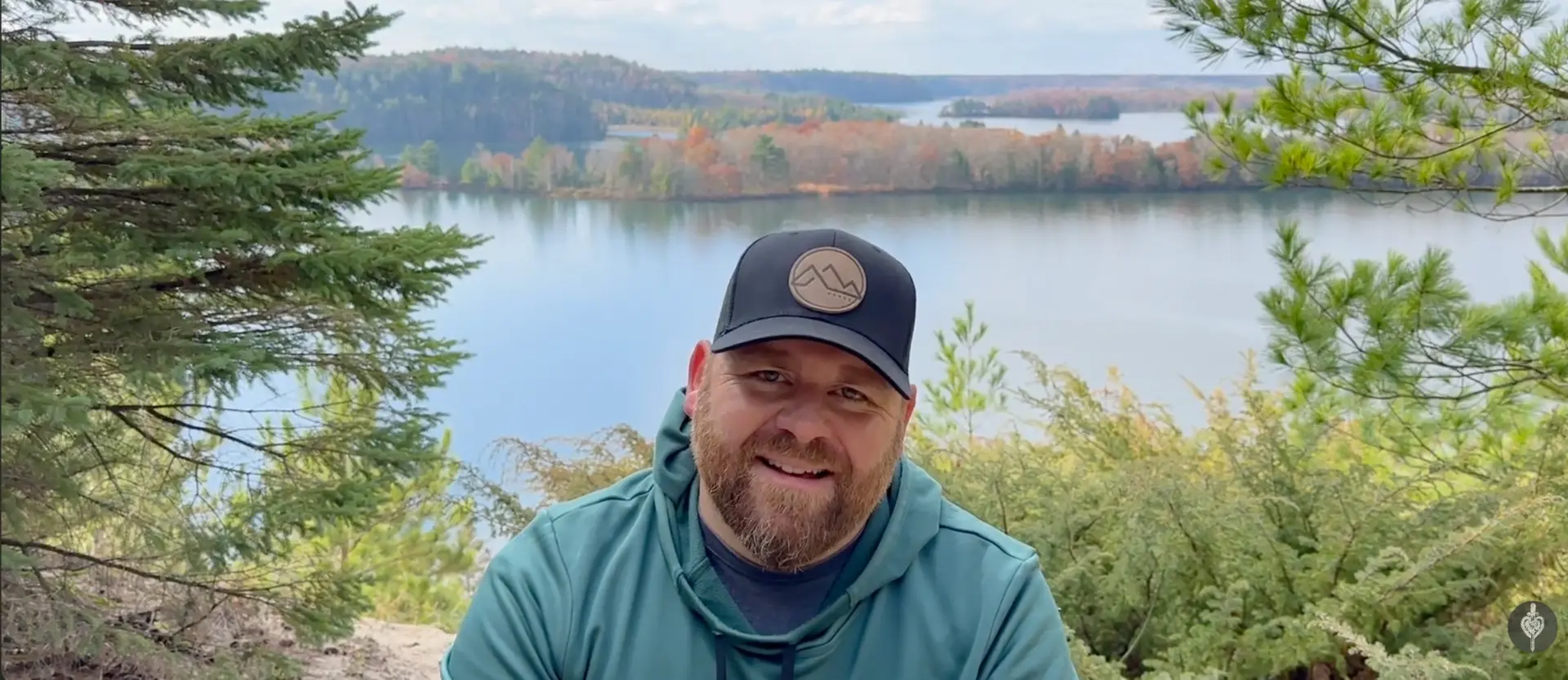 Matt, founder of Deeper, by the lake